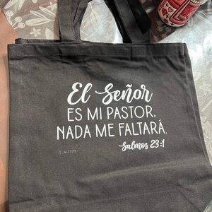Black Inspirational Tote Bag